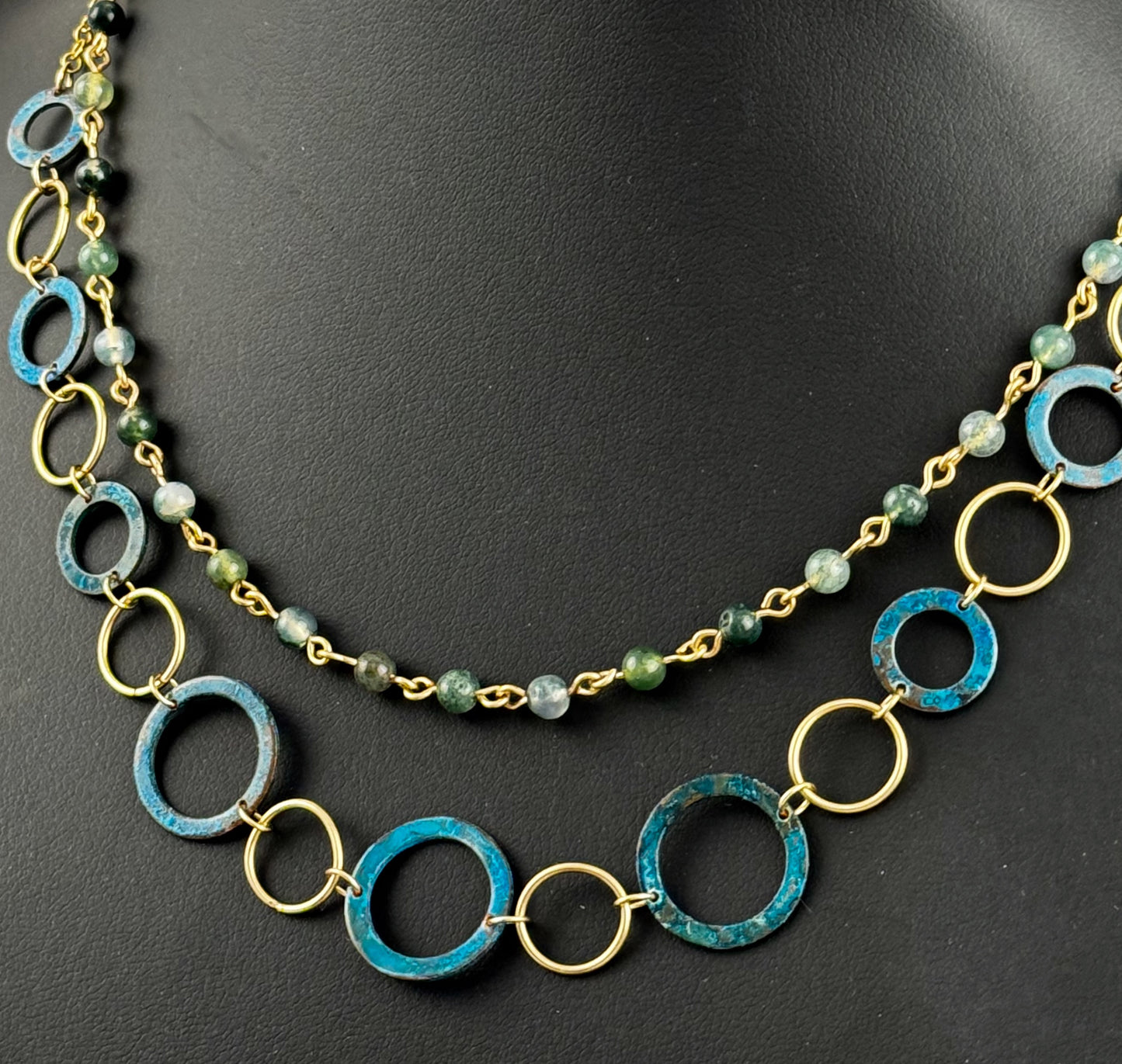 Copper Patina Necklace