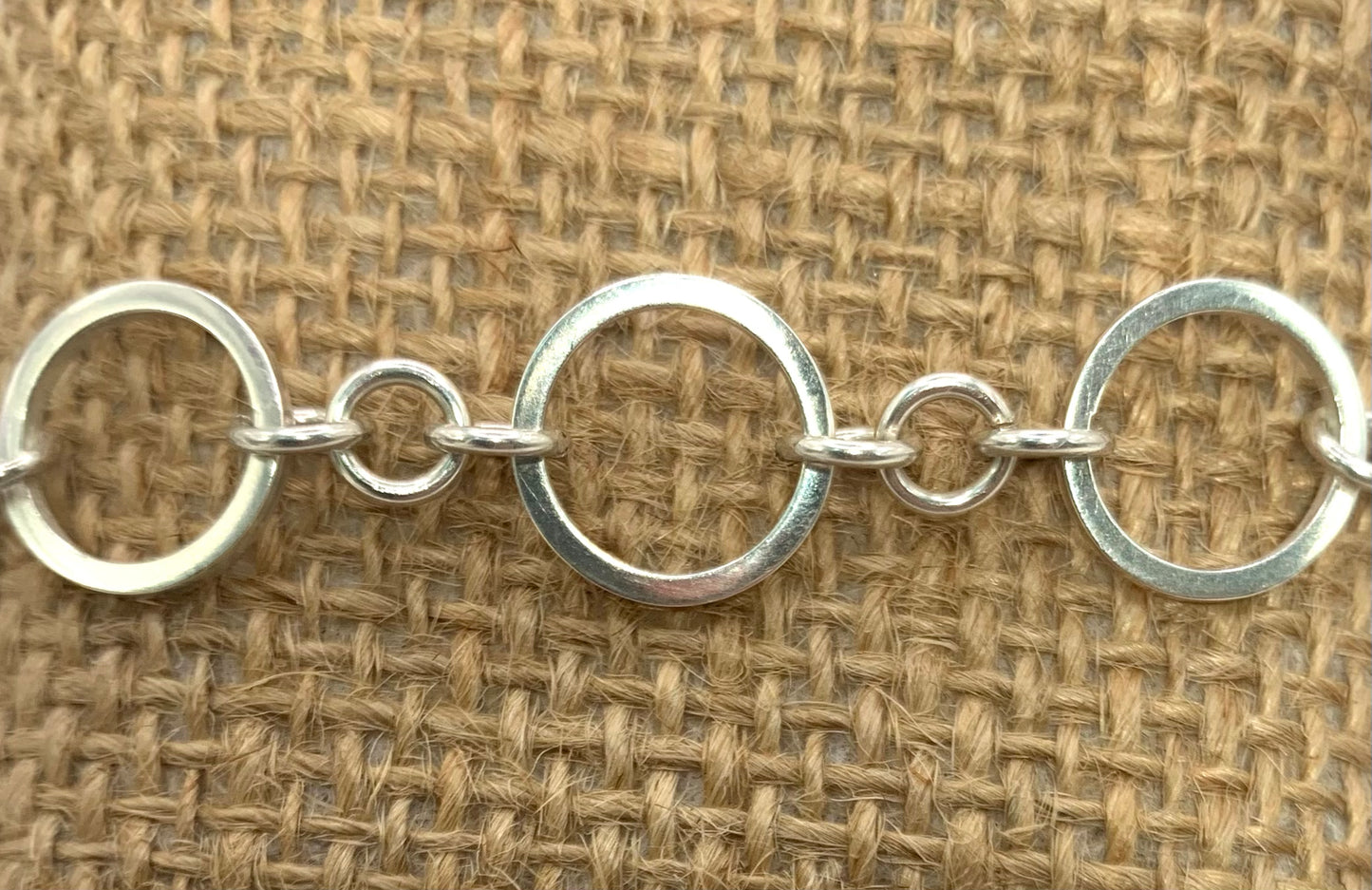 Sterling Silver Circles Bracelet